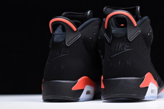 Reps BK 384664-060 retro air black 6 jordan infrared 1113